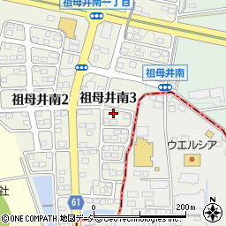 栃木県芳賀郡芳賀町祖母井南3丁目4周辺の地図