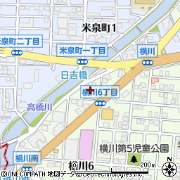 三精テクノロジーズ株式会社金沢営業所周辺の地図
