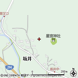 栃木県芳賀郡茂木町坂井周辺の地図