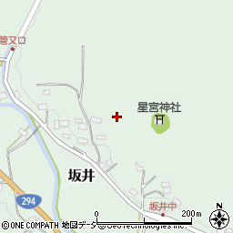 栃木県茂木町（芳賀郡）坂井周辺の地図