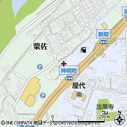長野県千曲市粟佐1093周辺の地図