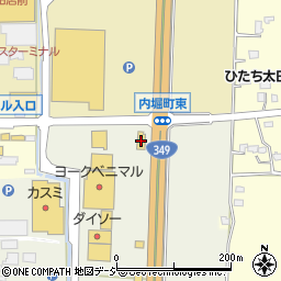 マクドナルド常陸太田フォレストモール店周辺の地図