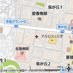 石川県金沢市泉が丘2丁目9-33周辺の地図