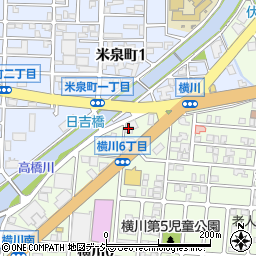 キスモ株式会社　横川工場周辺の地図