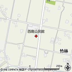 西島公民館周辺の地図