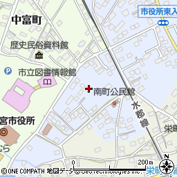 茨城県常陸大宮市南町1125周辺の地図