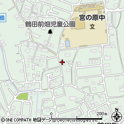 栃木県宇都宮市鶴田町317周辺の地図