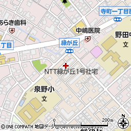 ＮＴＴ緑が丘１号社宅３号周辺の地図