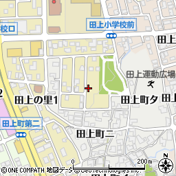 石川県金沢市田上町西周辺の地図