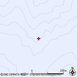 赤石沢周辺の地図