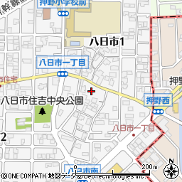 ラクラス株式会社　金沢駅西スタジオ周辺の地図