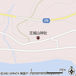王城山神社周辺の地図