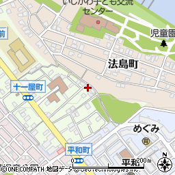 石川県金沢市十一屋町周辺の地図