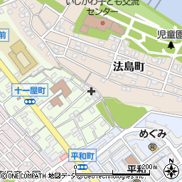 石川県金沢市十一屋町周辺の地図