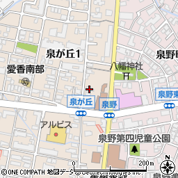 石川県金沢市泉が丘1丁目2-38周辺の地図