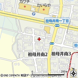 栃木県芳賀郡芳賀町祖母井南2丁目7周辺の地図