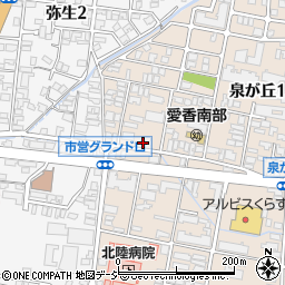 石川県金沢市泉が丘1丁目15-13周辺の地図