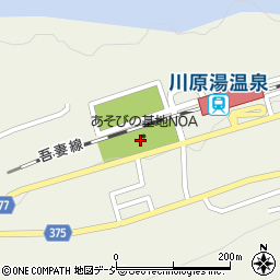 川原湯温泉駅キャンプ場周辺の地図