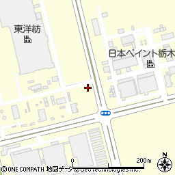 栃木県宇都宮市清原工業団地周辺の地図