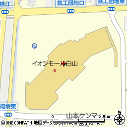 nana’s green tea イオンモール白山店周辺の地図