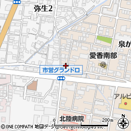 石川県金沢市泉が丘1丁目14-12周辺の地図