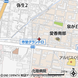 石川県金沢市泉が丘1丁目15-18周辺の地図