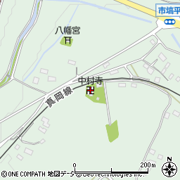 中村寺周辺の地図