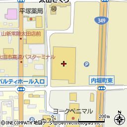 カインズ常陸太田店周辺の地図