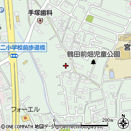栃木県宇都宮市鶴田町170周辺の地図