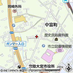 茨城県常陸大宮市中富町1043-2周辺の地図