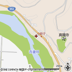 群馬県渋川市小野子1133周辺の地図