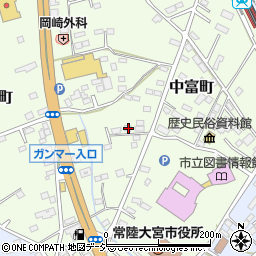 茨城県常陸大宮市中富町1043-5周辺の地図