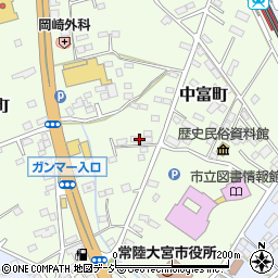 茨城県常陸大宮市中富町1043周辺の地図