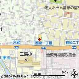 事務キチ金沢店周辺の地図
