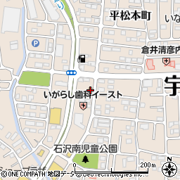幸楽苑平松店周辺の地図