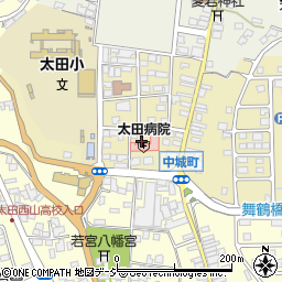 太田病院周辺の地図