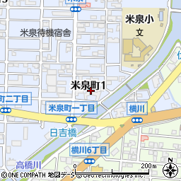 〒921-8044 石川県金沢市米泉町の地図
