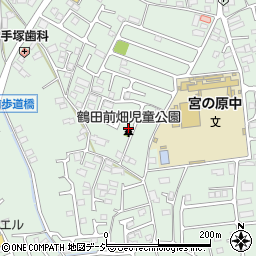 鶴田前畑児童公園周辺の地図