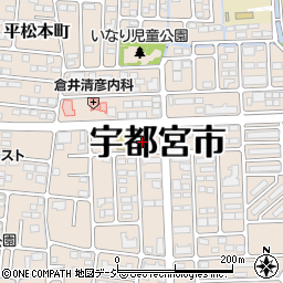 ミニストップ宇都宮平松本町店周辺の地図