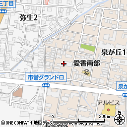 石川県金沢市泉が丘1丁目15周辺の地図
