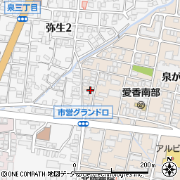 石川県金沢市泉が丘1丁目14周辺の地図