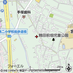 栃木県宇都宮市鶴田町169周辺の地図