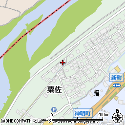 長野県千曲市粟佐803周辺の地図