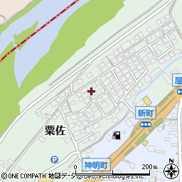 長野県千曲市粟佐855周辺の地図