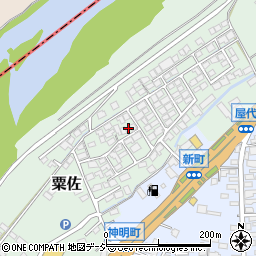 長野県千曲市粟佐856周辺の地図