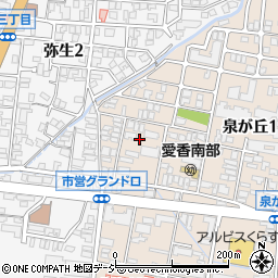 石川県金沢市泉が丘1丁目15-26周辺の地図