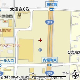 ワークマンプラス常陸太田店駐車場周辺の地図
