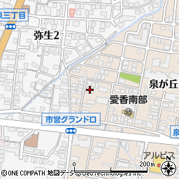 石川県金沢市泉が丘1丁目15-25周辺の地図