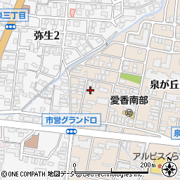 石川県金沢市泉が丘1丁目15-25周辺の地図