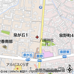 石川県金沢市泉が丘1丁目2-12周辺の地図
